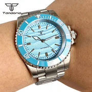 Tandorio 40mm Automatic Watch — Sand Dune Dial, Sapphire Crystal, NH35 or Miyota 8215