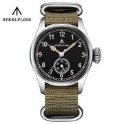 STEELFLIER SF746 Quartz Multi-Time-Zone Watch — VH60 Silent Sweep, 20 BAR